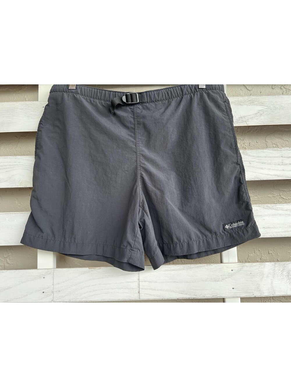 Columbia Women's Black Belted Pull On Shorts Size S 34/5”